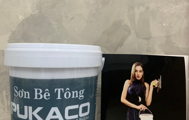 SƠN BÊ TÔNG PUKACO-012 | Sơn Hiệu Ứng | Stucco | Venetian Plaster | Sơn Xi Măng | Sơn Đất Sét